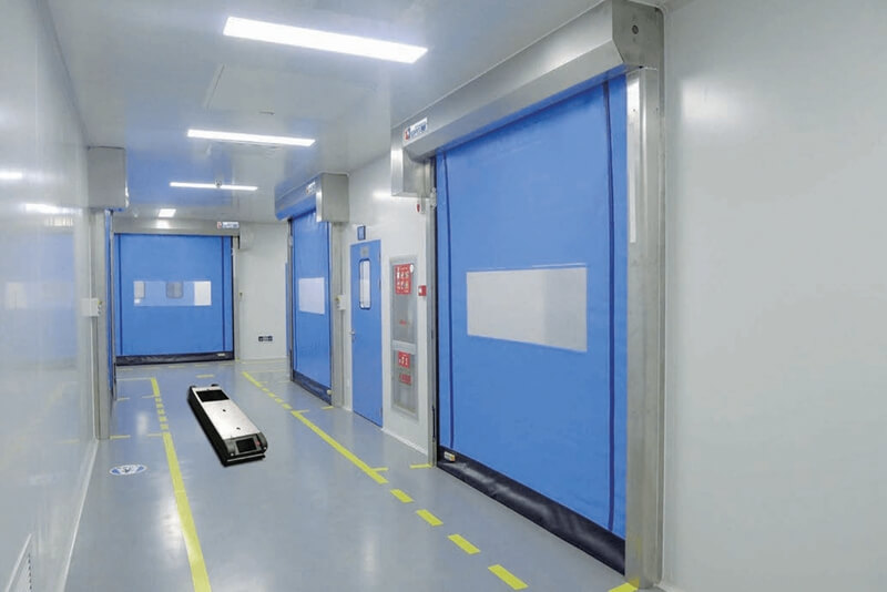 淮安AGV无人叉车通道专用快速卷帘门：智能联动，赋能无人化物流系统插图