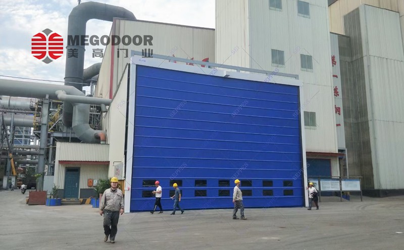 淮安厂房PVC快速堆积门插图