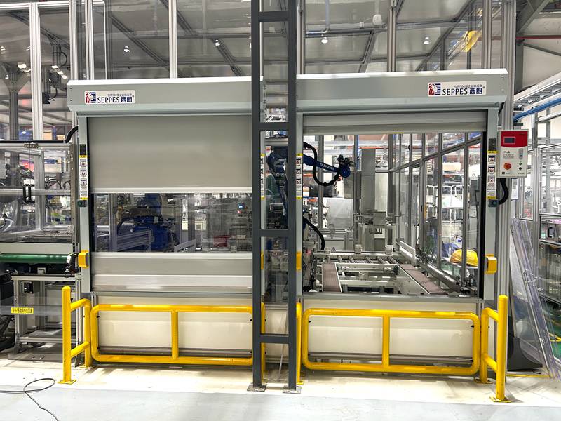 淮安厂房配套输送带PVC快速门：高效、智能、节能插图