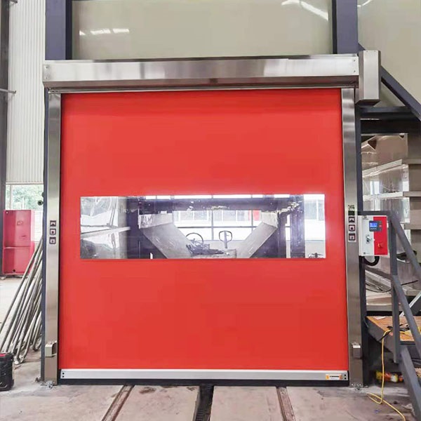 淮安厂房配套输送带PVC快速门：高效、智能、节能插图2