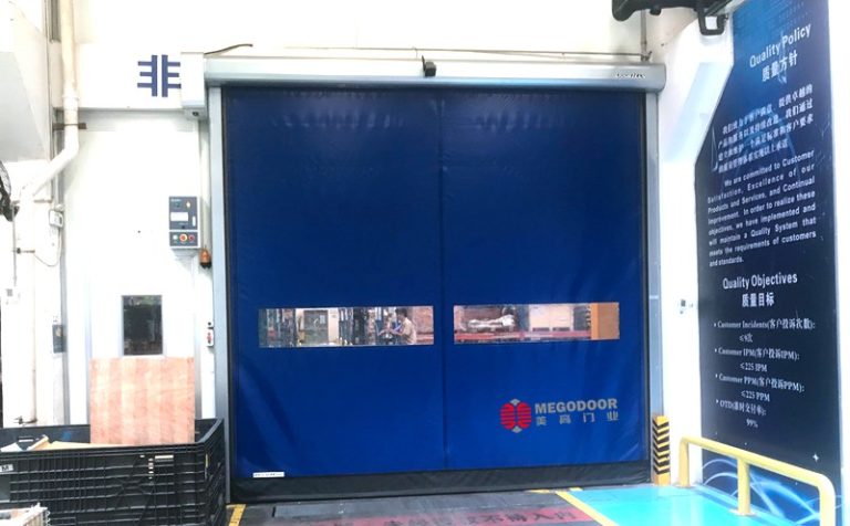 淮安洁净车间专用拉链式快速卷帘门系统缩略图