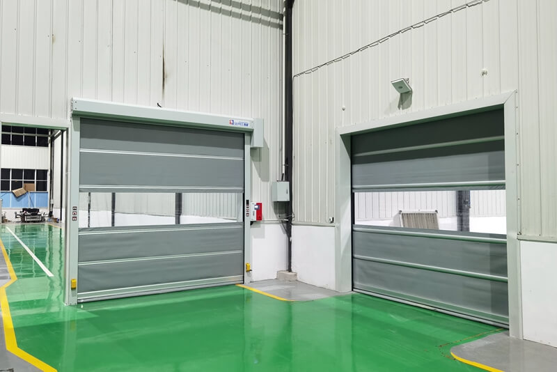 淮安印刷厂房门系统升级：双门联锁缓冲通道构建节能安全新标杆插图