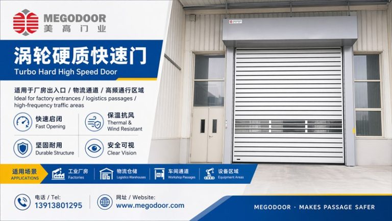 淮安车间物流门怎么选？美高门业推荐涡轮硬质快速门缩略图