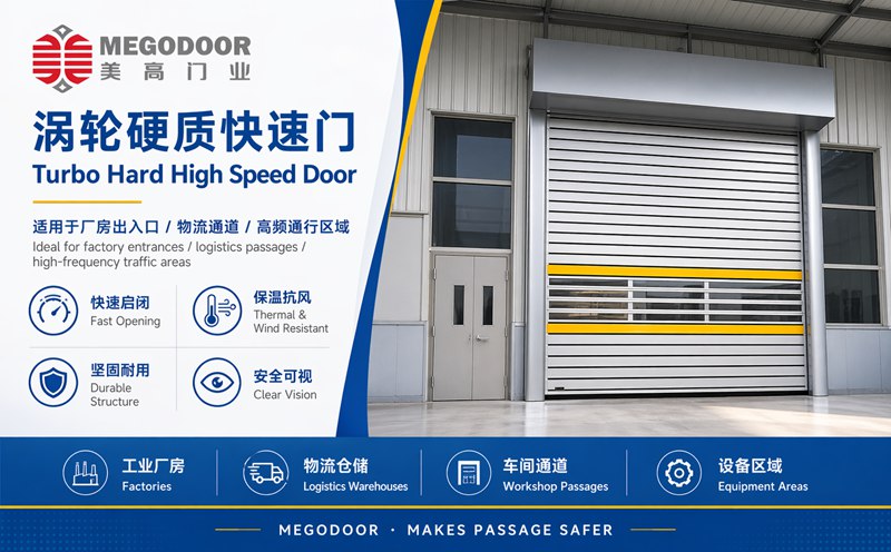 淮安车间物流门怎么选？美高门业推荐涡轮硬质快速门插图