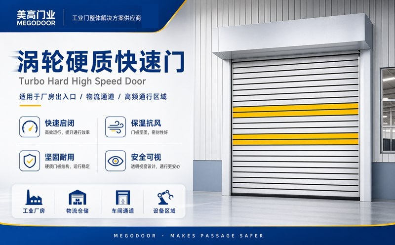 淮安车间物流门怎么选？美高门业推荐涡轮硬质快速门插图1